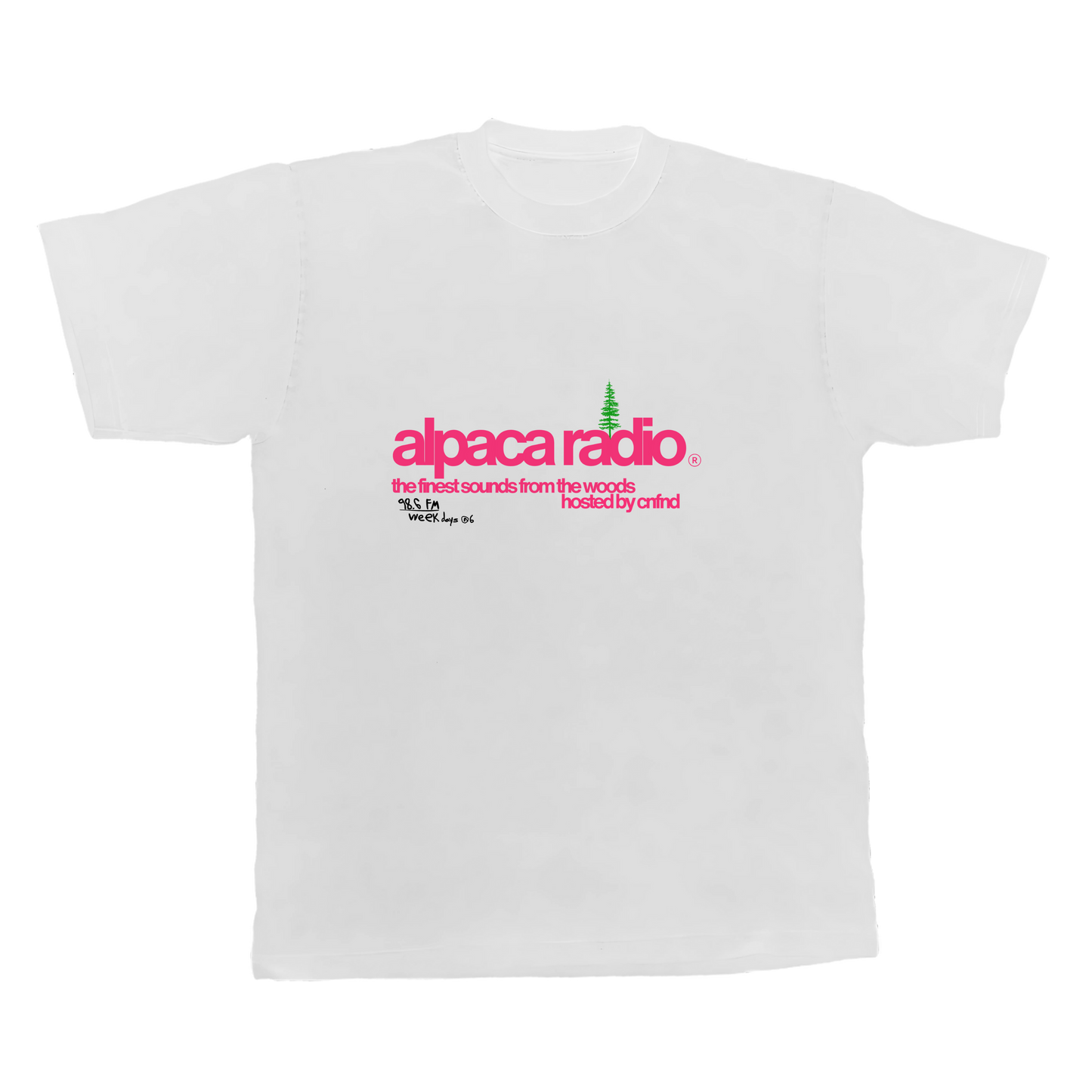 alpaca radio ALPACA tee by scumbag