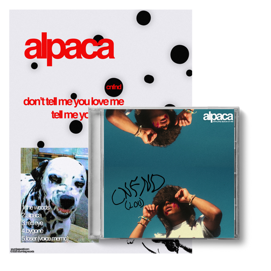 alpaca signed CD + poster bundle #3