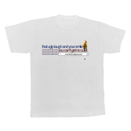 can't get no cuter ALPACA tee by scumbag